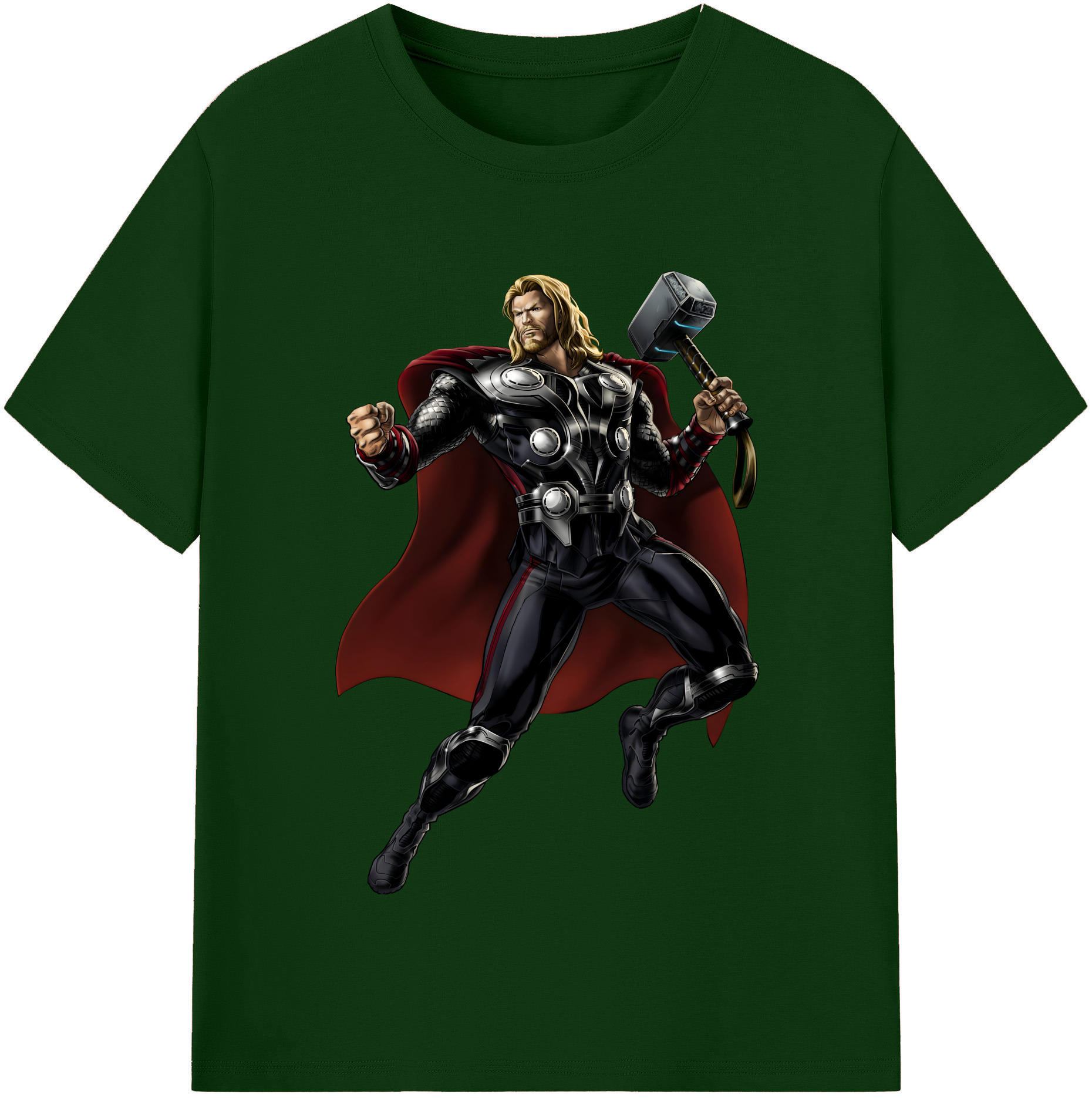 （画像用） アベンジャーズ The Avengers 綿100％半袖Tシャツ（フロントプリント）